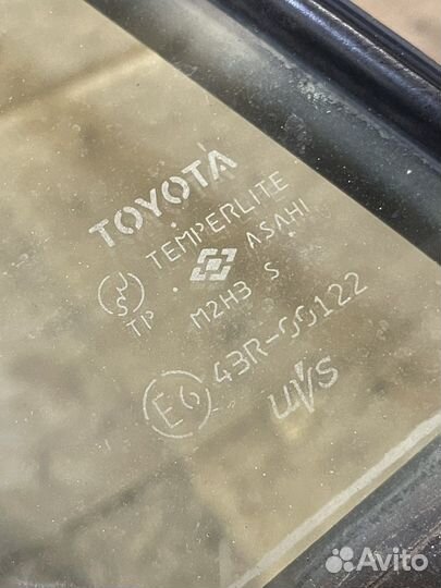Стекло дверное заднее левое Toyota Rav 4 30