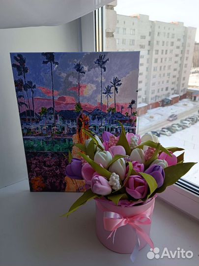 Букет из фоамирана