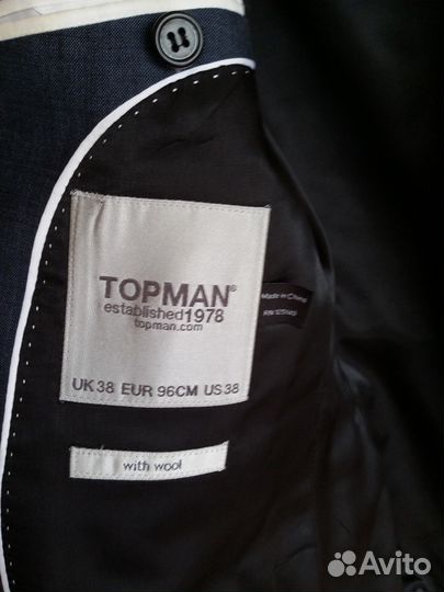 Мужской пиджак topman