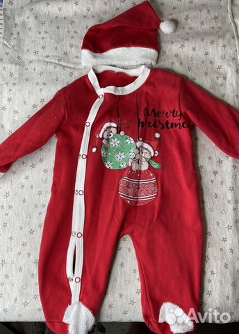 Новогодний костюм для новорожденных