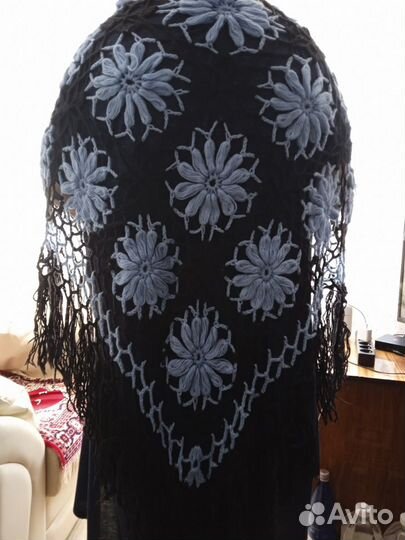 Платок шаль шерсть