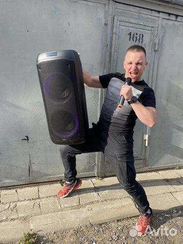 Портативная колонка блютуз караоке