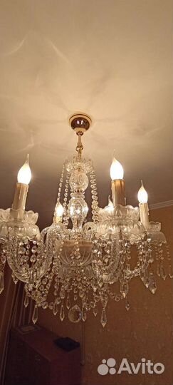 Люстра хрустальная богемия чехия