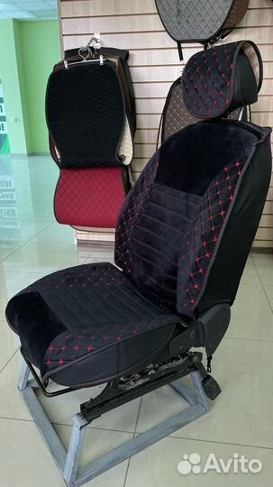 Накидки на авто универсальные велюр-экокожа