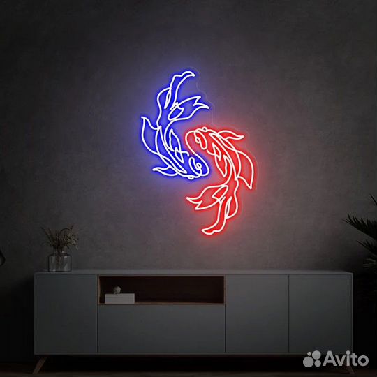 Неоновая вывеска / рекламная вывеска на заказ