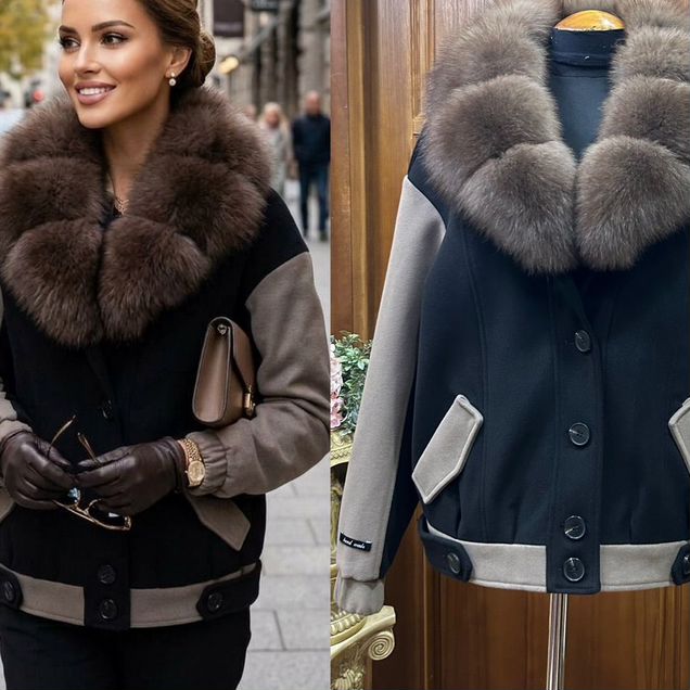 Полупальто max mara с импортным мехом 44/50