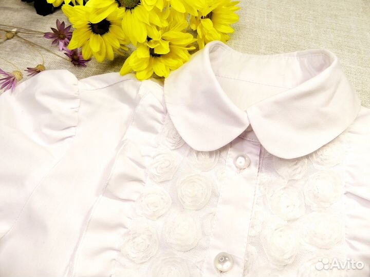 Нарядная школьная блузка (146)