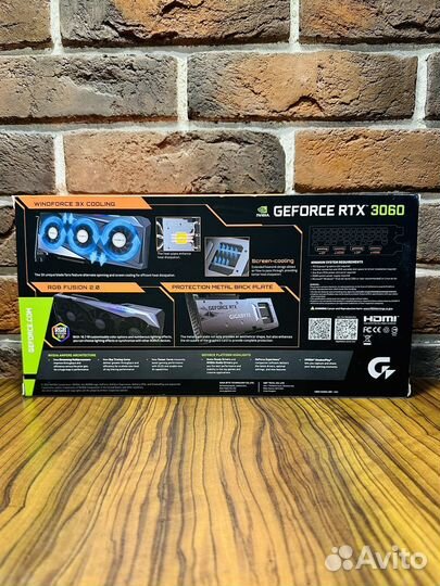 Видеокарта gigabyte nvidia RTX 3060 OC-12GD 2.0