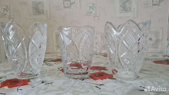Хрустальная конфетница цена указана за шт