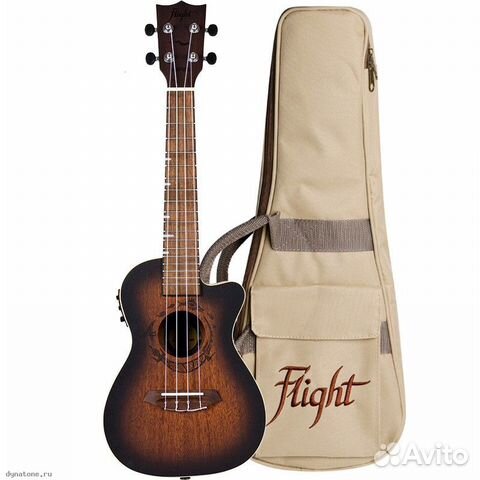 Flight DUC380 CEQ amber укулеле флайт