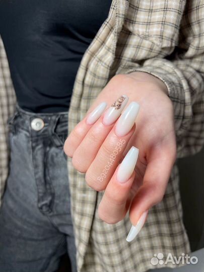 Маникюр, гель-лак, наращивание на дому