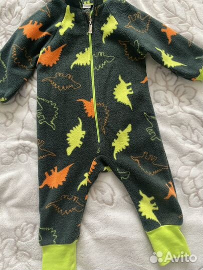 Флисовый комбинезон р 80