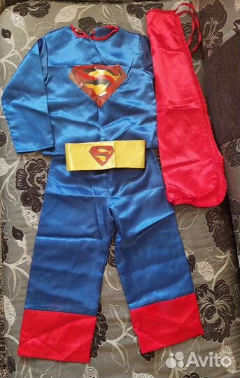 Новогодний костюм для мальчика супер мен