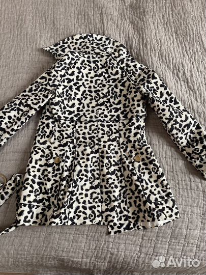 Плащ тренч женский леопард тренд
