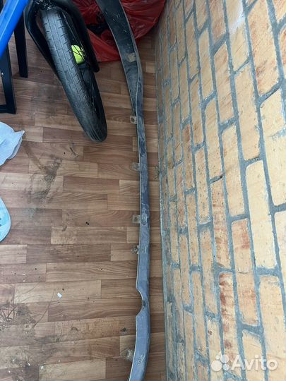 Накладка на задний бампер honda fit gd