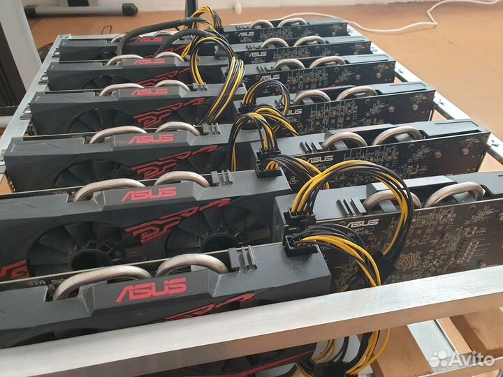 Видеокарты AMD RX470 12 шт