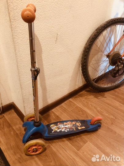 Самокат детский трехколесный