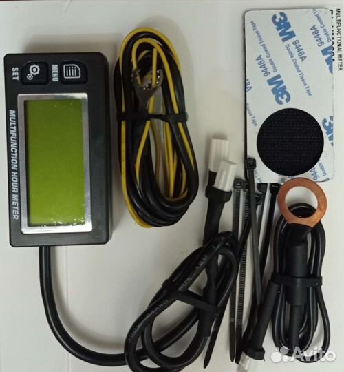 Датчик температуры, тахометр, вольтметр, моточасы