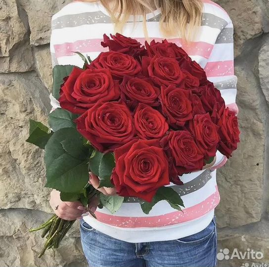 Розы 17 штук
