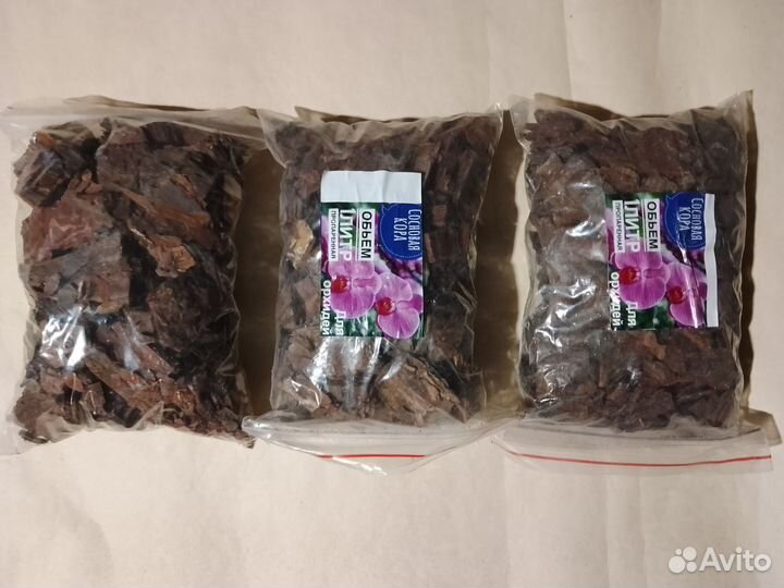 Кора сосновая для орхидей