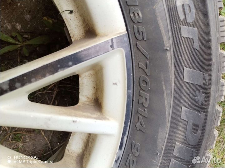 R14 Hankook Winter I'Pike RS W419 185/70, PCD 4x100 DIA 60.1