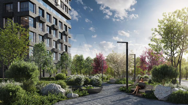 2-к. апартаменты, 34,4 м², 6/14 эт.