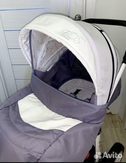 Коляска camarelo eos серая