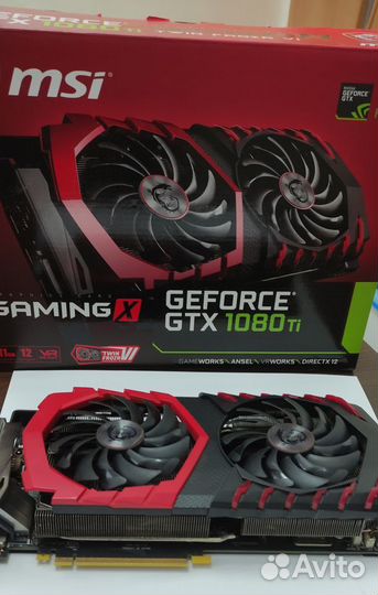 Видеокарта MSI GeForce GTX 1080 Ti gaming X 11Gb