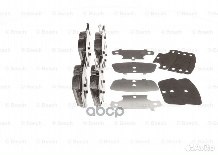 Колодки тормозные дисковые зад 0986494839 B