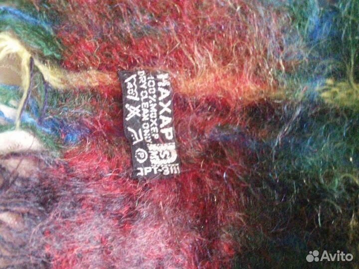 Мужской шарф из 90-х (аналог рисунка Слово пацана)