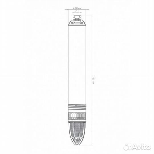 Скважинный насос Джилекс Водомет 55/50