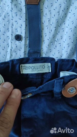 Рубашка и джинсы на мальчика