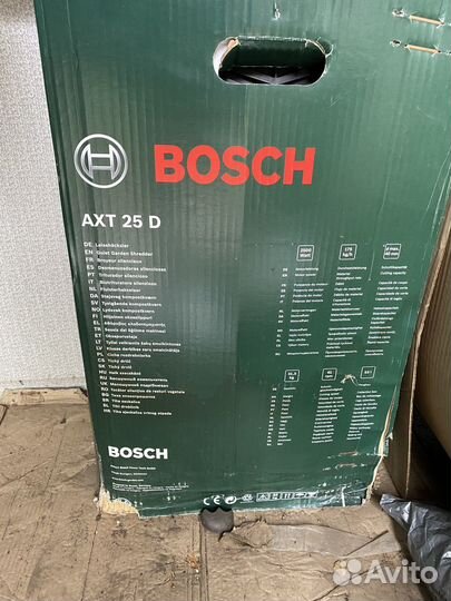 Садовый измельчитель Bosch AXT 25D