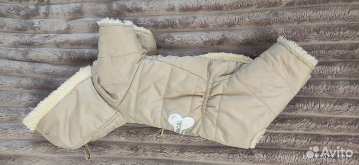 Зимний комбинезон для минюатюрной собаки девочки