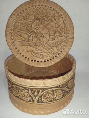 Шкатулки СССР олимпиада, береста