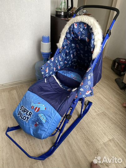 Коляска санки