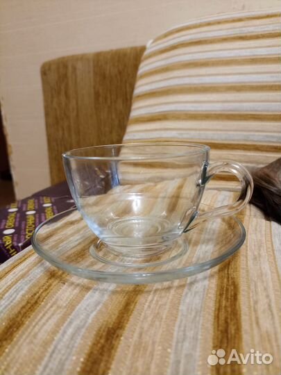 Набор чашка с блюдцем 6 шт. / 215 мл