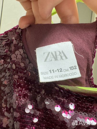 Платье для девочки zara 152