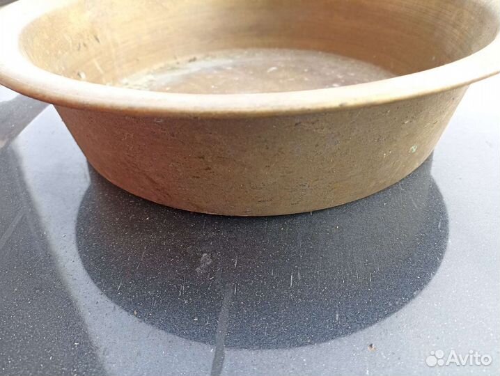 Латунный таз старинный