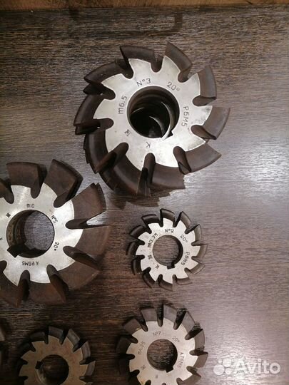 Фрезы cccр дисковые модульные М6.5 (N3-N7)