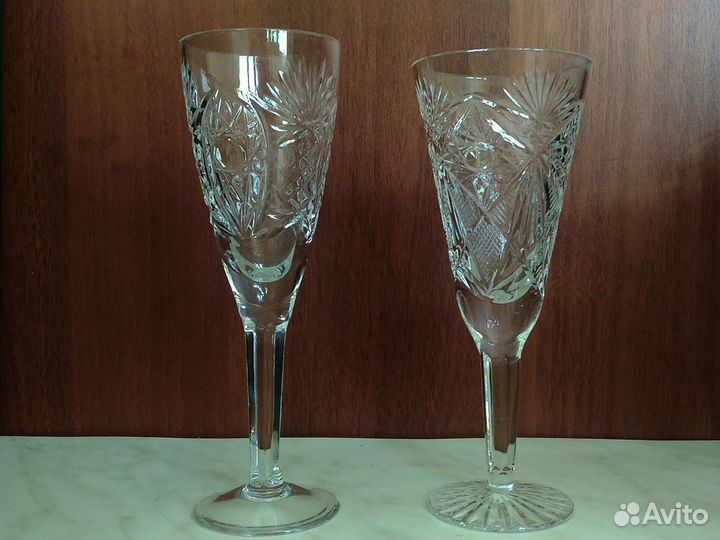 Фужеры, бокалы, рюмки Гусь-Хрустальный СССР