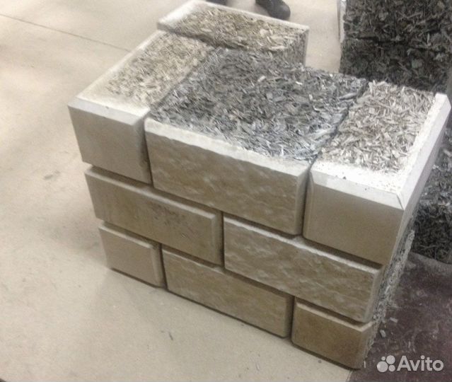 Арболитовые блоки без облицовки