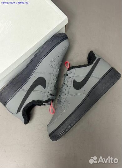 Кроссовки Nike air Force 1 с мехом