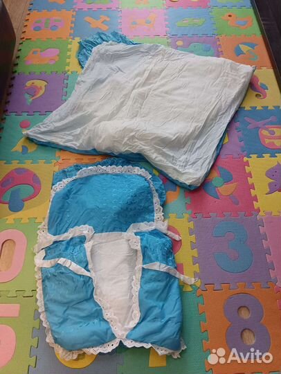 Конверт одеяло на выписку зима