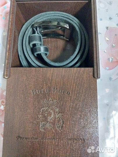 Мужской кожаный ремень