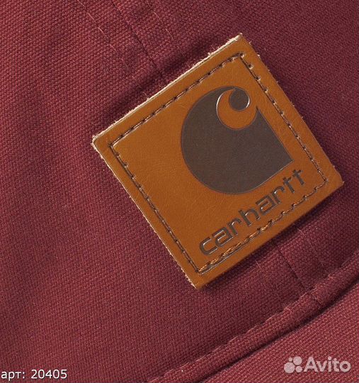 Кепка carhartt бордовая