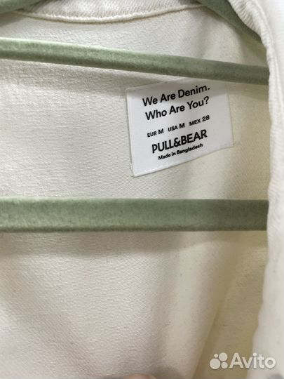 Джинсовая рубаха pull&bear