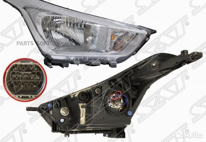 Фара Hyundai Creta 15-20 (Справа),SAT