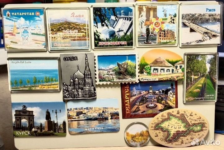 Магниты из разных городов и стран