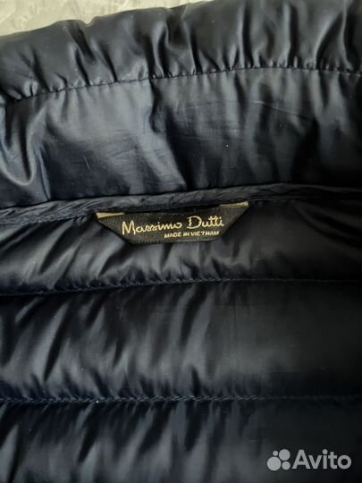Пуховик женский massimo dutti